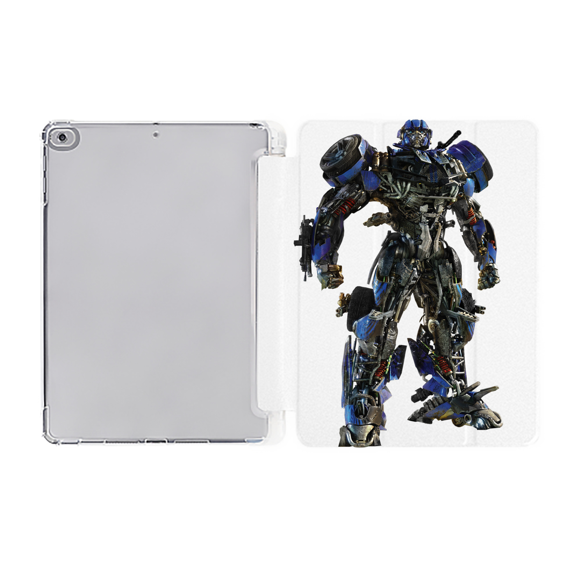 （画像用）  IPad ケース ペン収納付き 三つ折りスタンド PUレザー×シリコン 対応機種9.5/10.5/10.9インチ